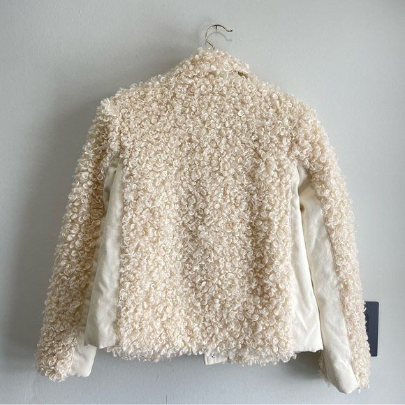 Urban Outfitters Amelie Faux Fur Jacket Cream Small - Picture 11 of 14